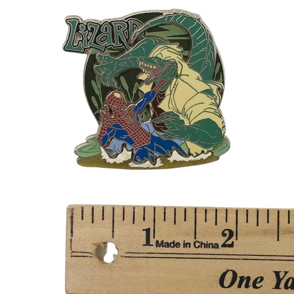 Universal Studios 2008 Spider-Man VS Lizard Limited Edition 500 3-D Pin Pinback - Picture 4 of 12